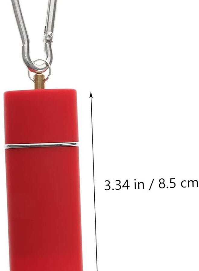 Portable Windproof Ashtray Keychain with Cover for Travel Car Outdoor Smokeless Ash Disposal - Image 5